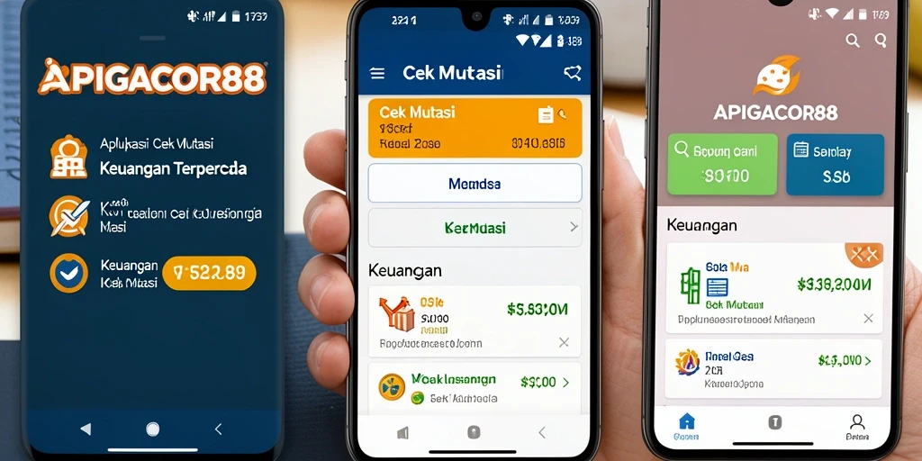 Tampilan antarmuka aplikasi Cek Mutasi APIGACOR88 yang sederhana dan informatif.