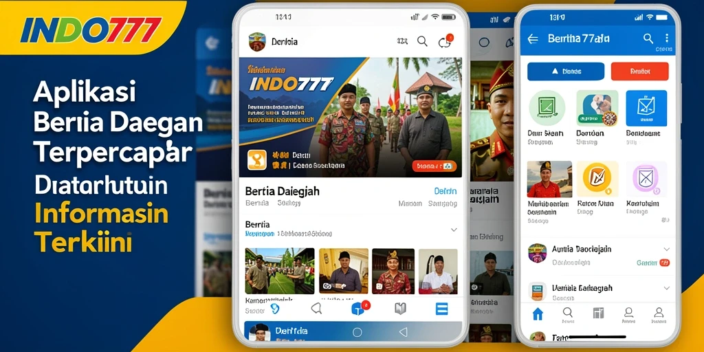 Tampilan antarmuka utama INDO777 yang informatif dan menarik.